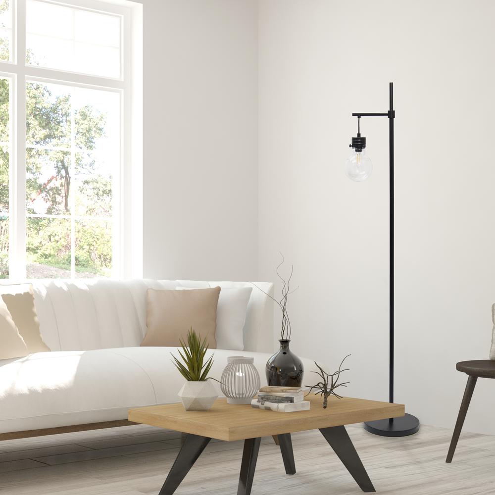 Elegant Designs Hanging Lightbulb Floor Lamp. Picture 5