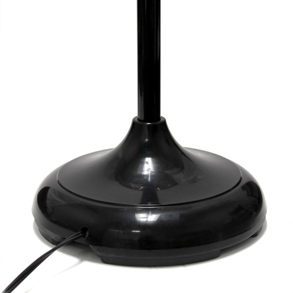 67" Multi Head Medusa 5 Light Adjustable Gooseneck Black Floor Lamp. Picture 2
