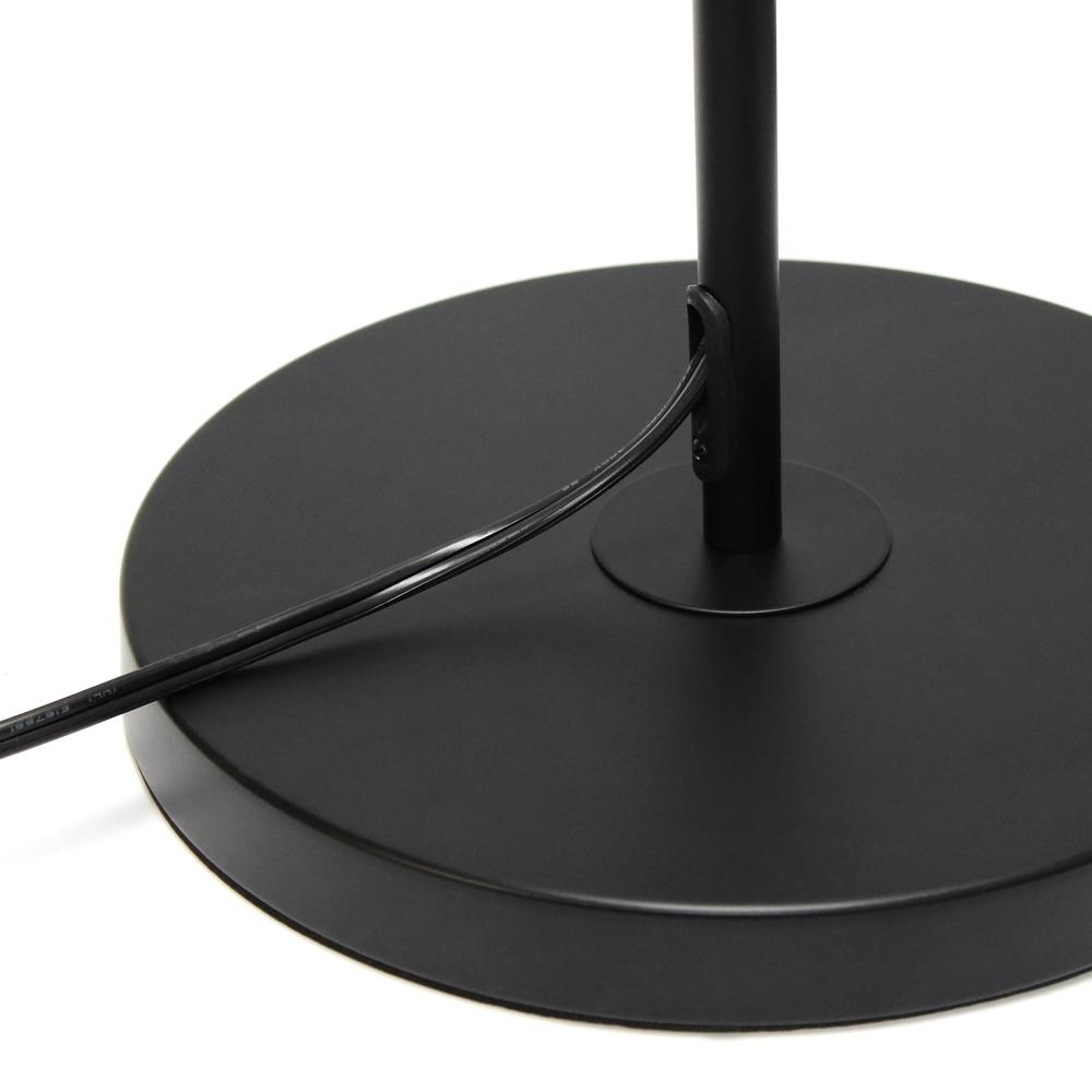 Simple Designs Orb Floor Lamp, Black. Picture 2