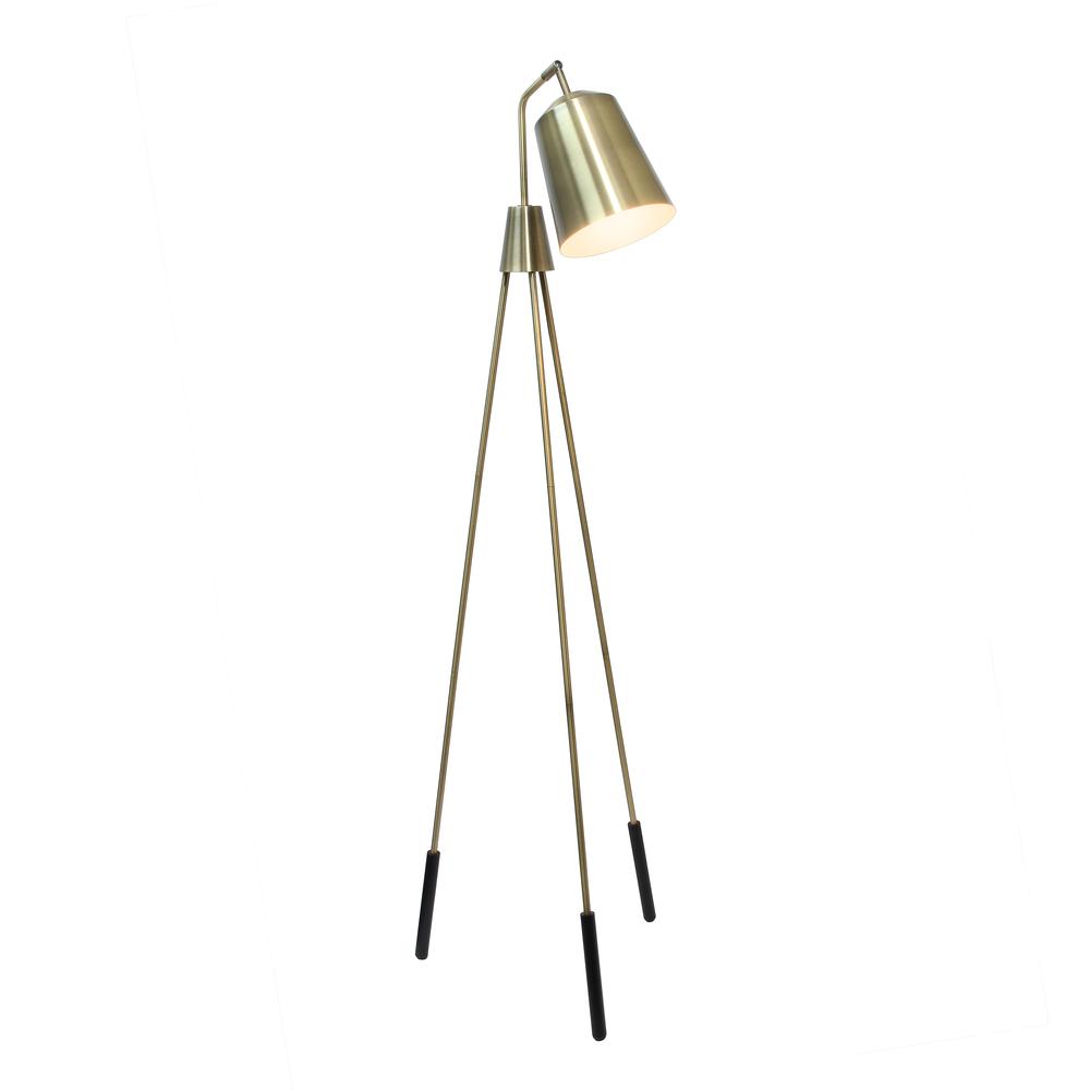 Industrial 1 Light Tripod Floor Lamp with Interior White Spotlight. Picture 5