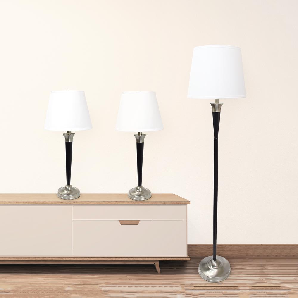Perennial Modern Sonoma 3 Piece Metal Lamp Set. Picture 2