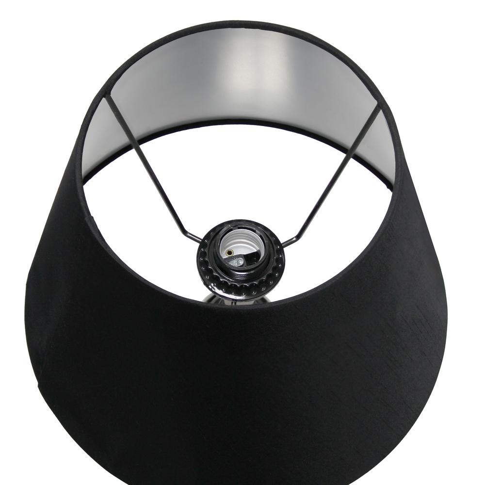 19.29" Modern and  Fashionable Stacked Ball Table Lamp, Black. Picture 11