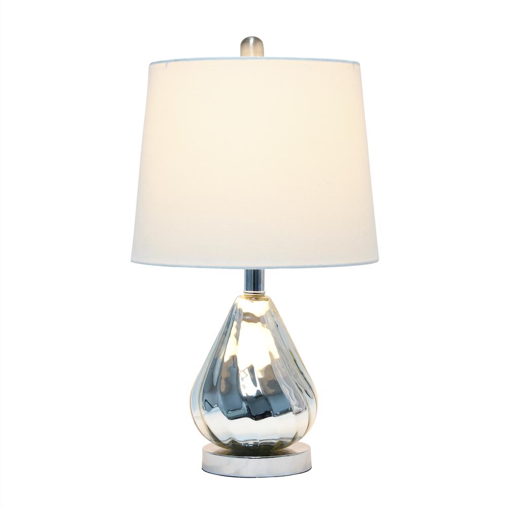 Kissy Pear Table Lamp with White Fabric Shade. Picture 7