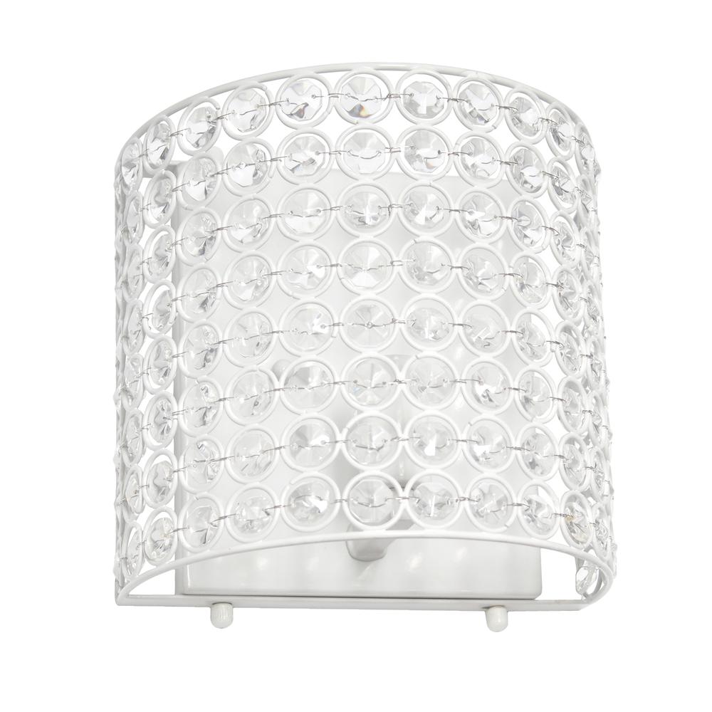 8" 1-Light Bathroom Vanity Hallway Bedside Crystal and Wall Sconce Lighting Fixture. Picture 9