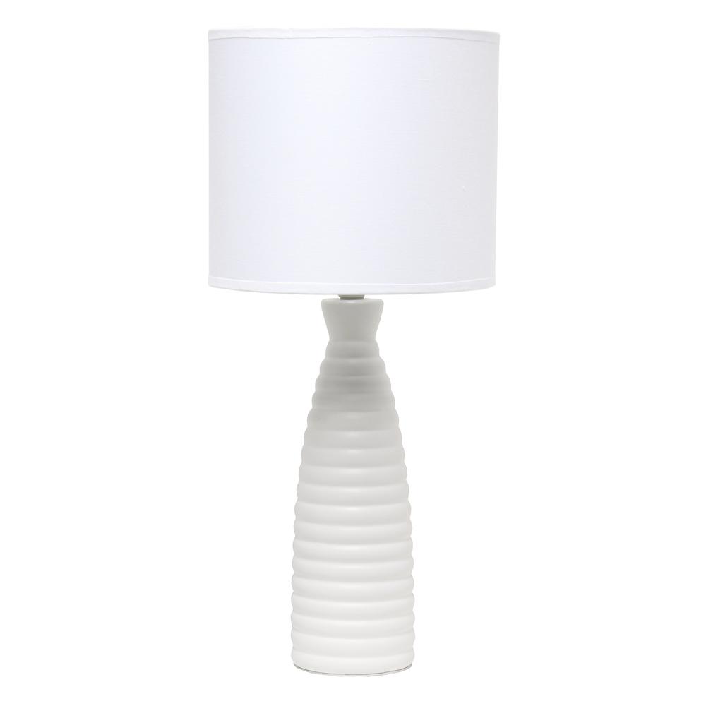 Alsace Bottle Table Lamp, Off White. The main picture.