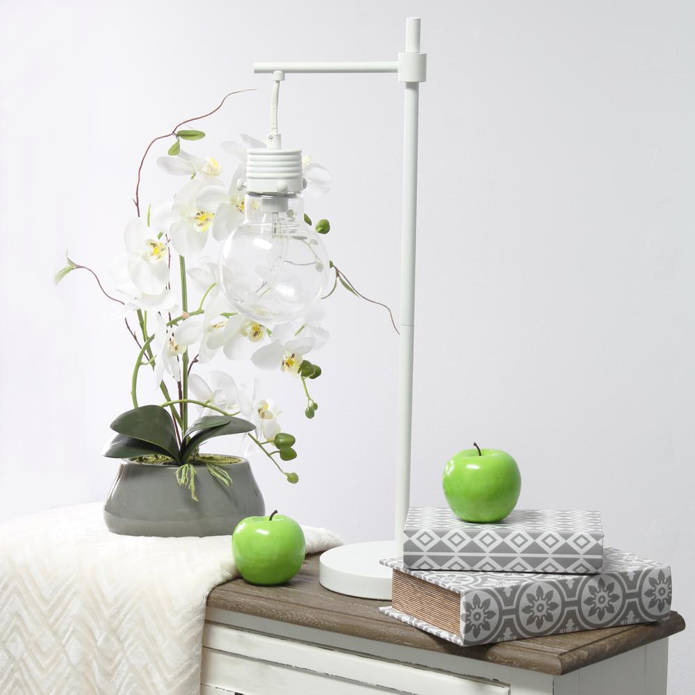 Elegant Designs Hanging Lightbulb Table Lamp. Picture 3