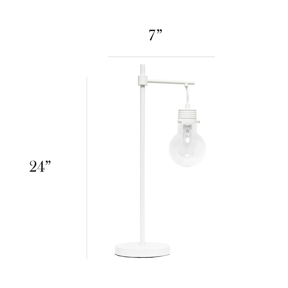 Elegant Designs Hanging Lightbulb Table Lamp. Picture 5