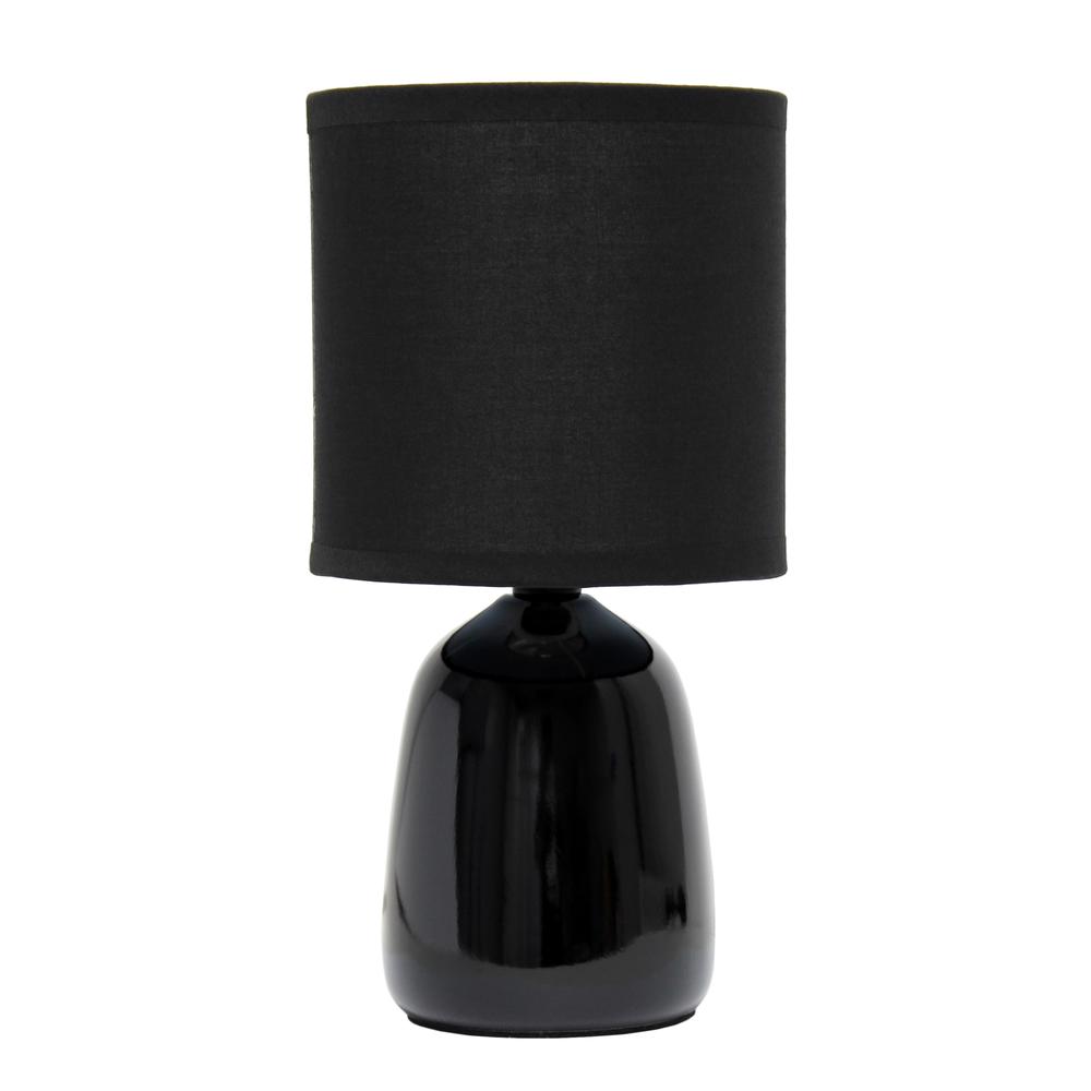 Simple Designs 10.04" Tall Desk Lamp, Black. Picture 1