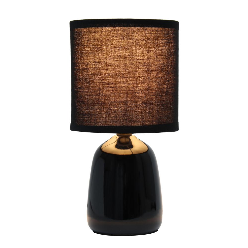 Simple Designs 10.04" Tall Desk Lamp, Black. Picture 7