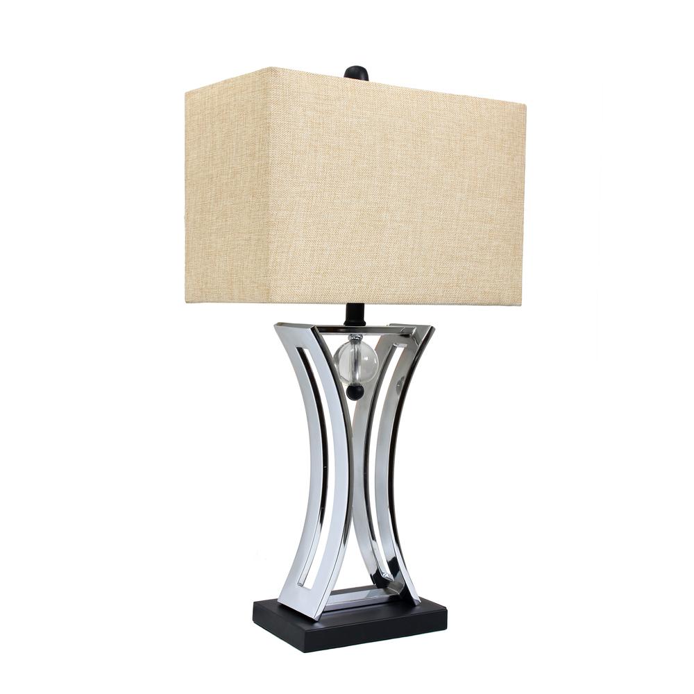Chrome Executive Business Table Lamp. Picture 5