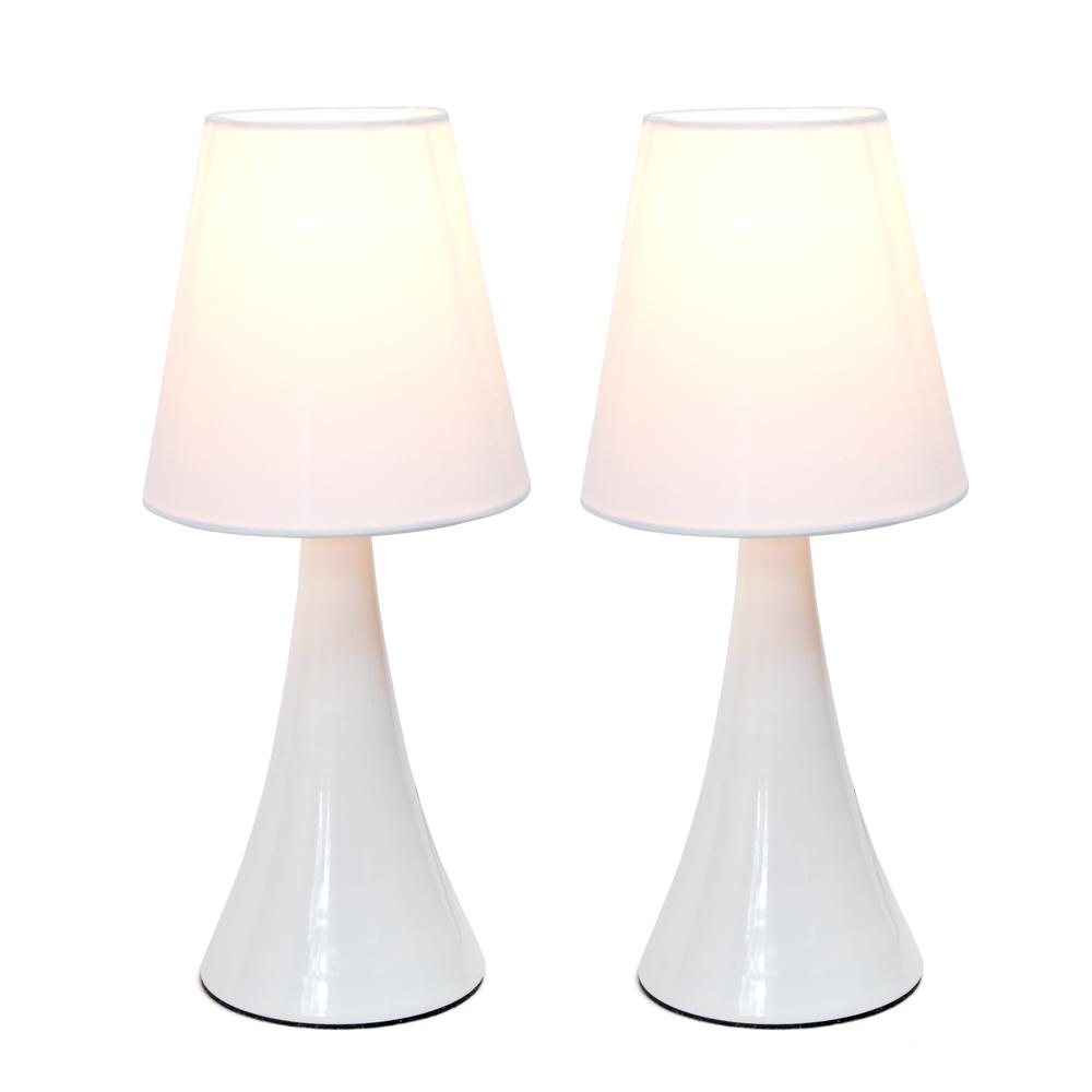 Valencia Colors 2 Pack Mini Touch Table Lamp Set. Picture 1