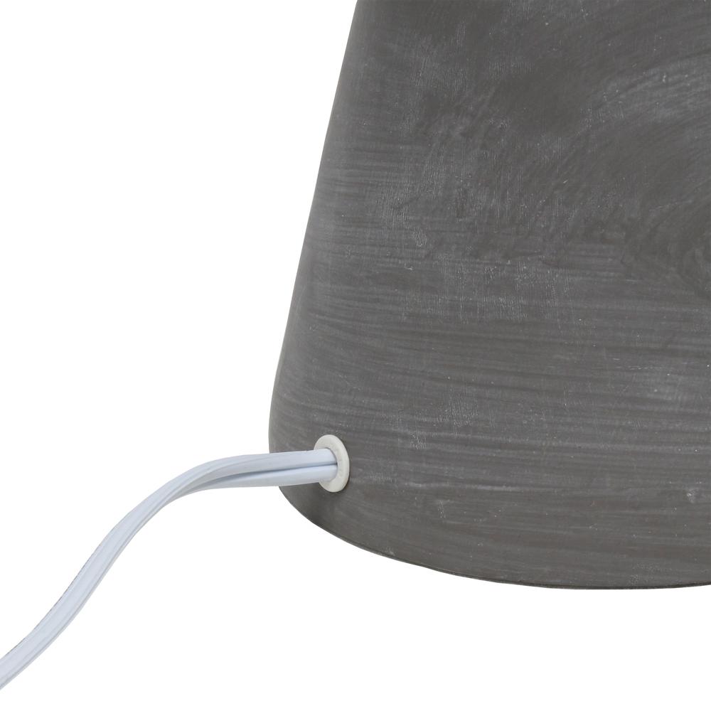 Pinnacle Concrete Table Lamp, Gray. Picture 1