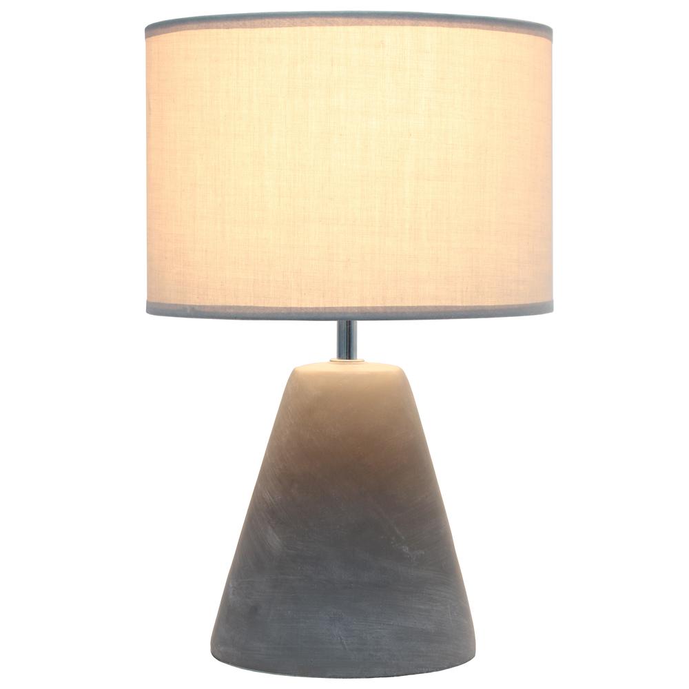Pinnacle Concrete Table Lamp, Gray. Picture 6