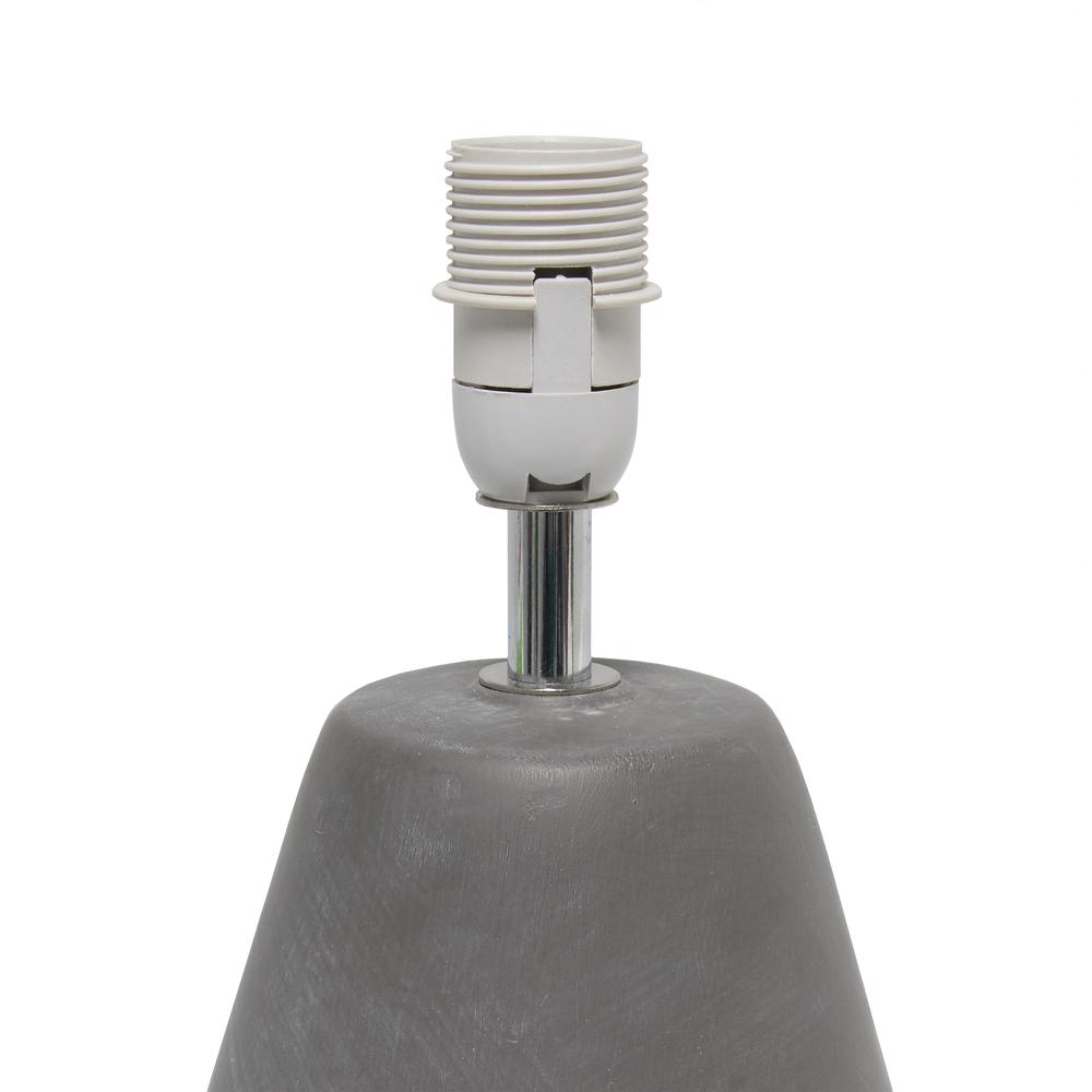 Pinnacle Concrete Table Lamp, Gray. Picture 7