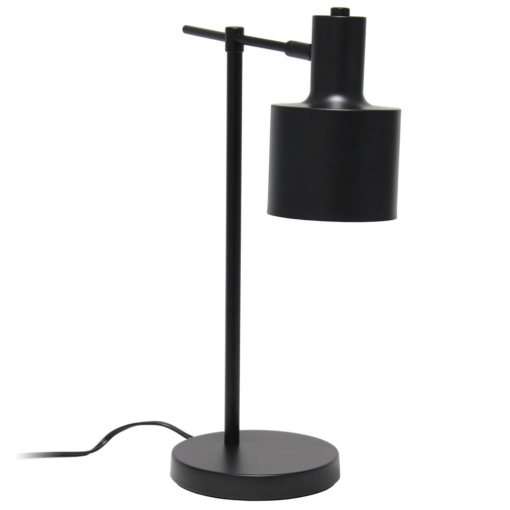 Simple Designs Metal Table Lamp, Black. Picture 2