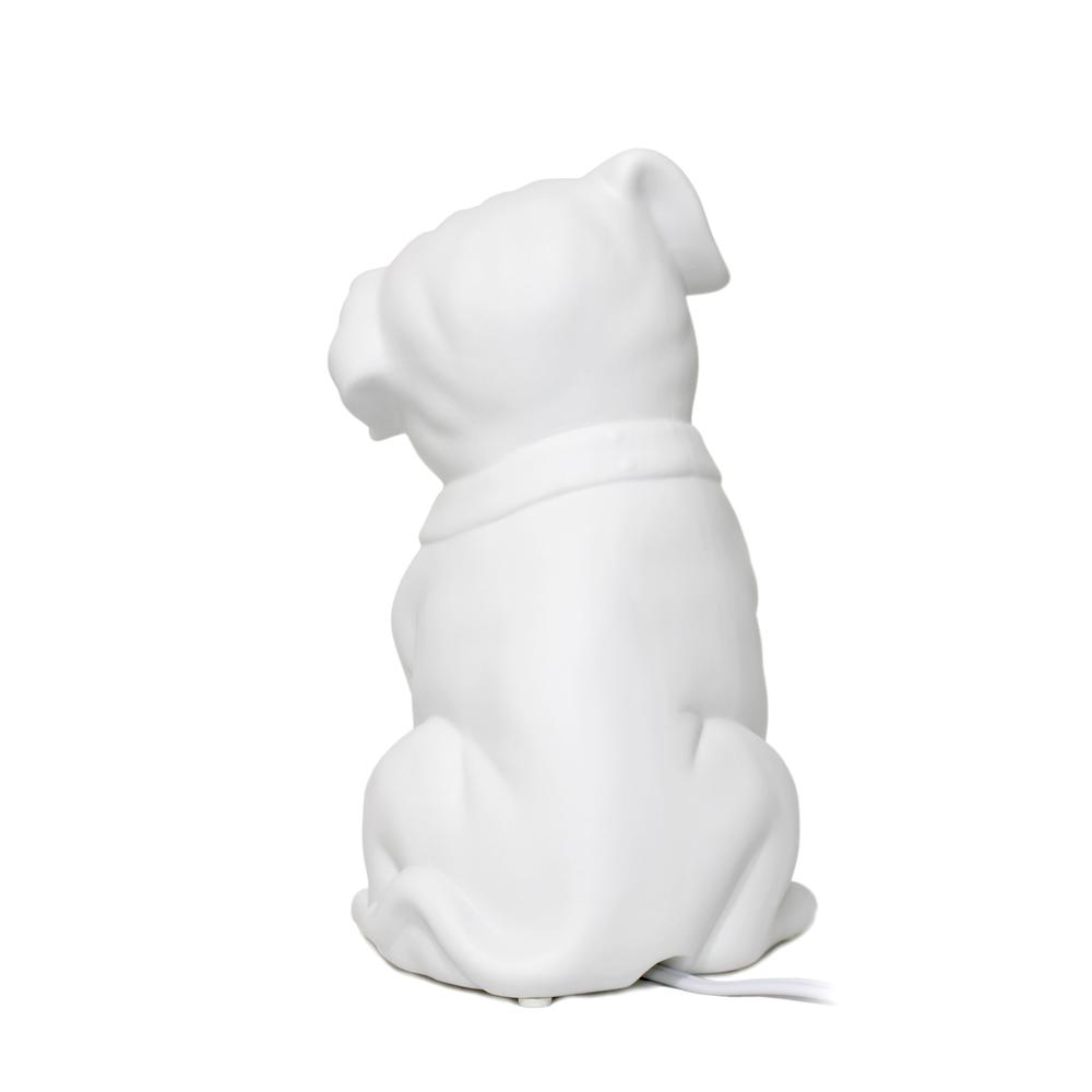 Porcelain Puppy Dog Shaped Table Lamp. Picture 1
