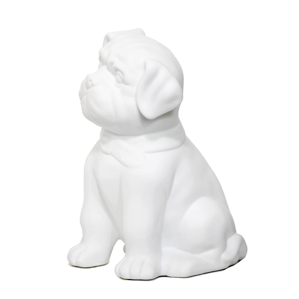 Porcelain Puppy Dog Shaped Table Lamp. Picture 6