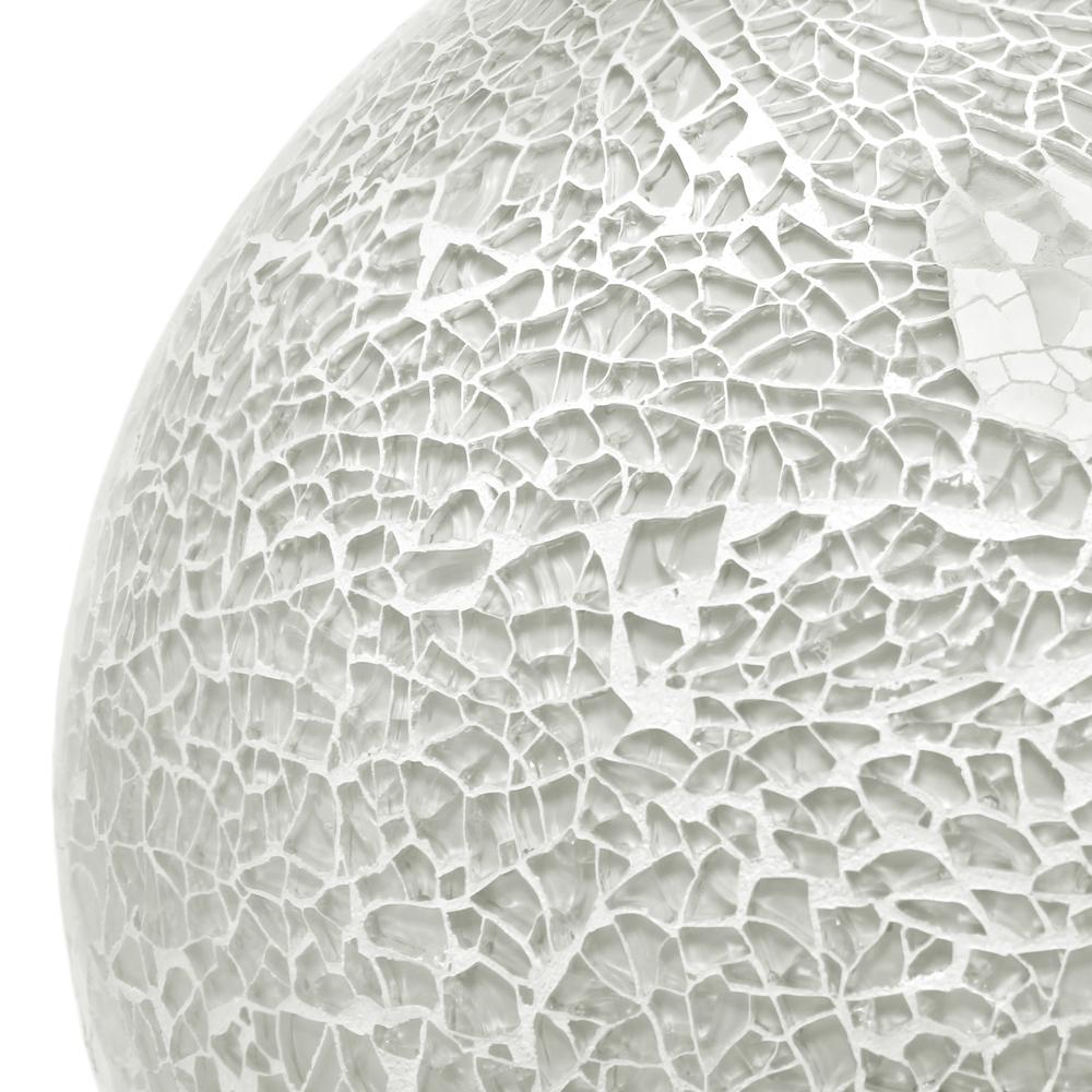 White Stone Ball Table Lamp. Picture 6