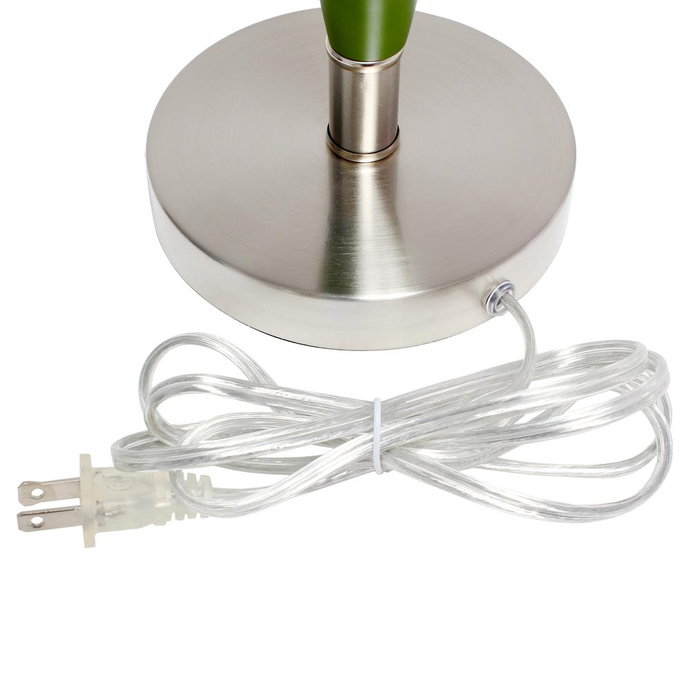 Elegant Designs Needle Stick Table Lamp, Green. Picture 2