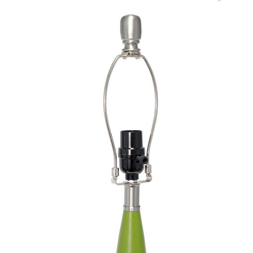 Elegant Designs Needle Stick Table Lamp, Green. Picture 7