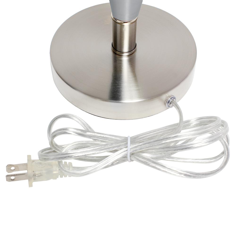 Elegant Designs Needle Stick Table Lamp, Gray. Picture 2