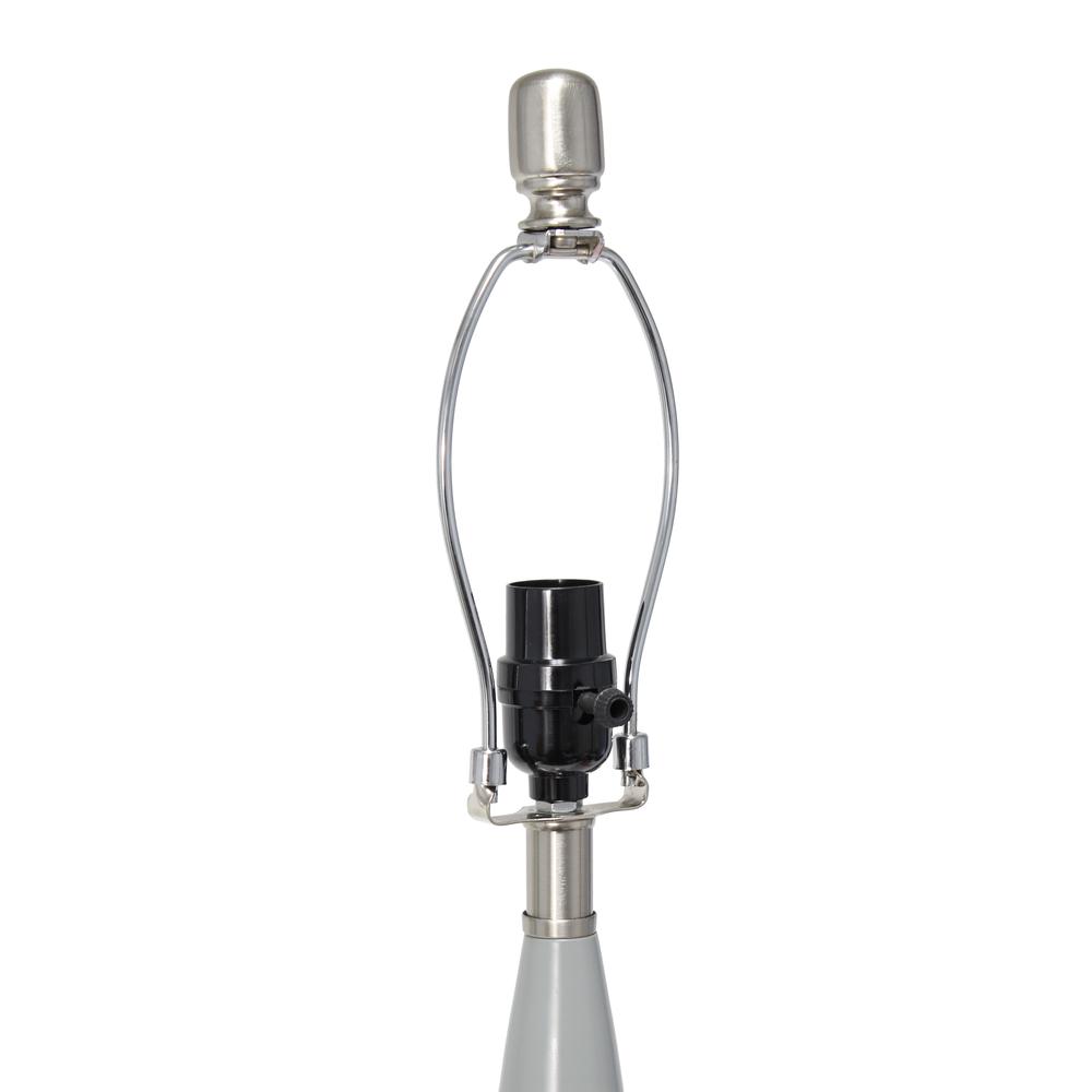 Elegant Designs Needle Stick Table Lamp, Gray. Picture 7