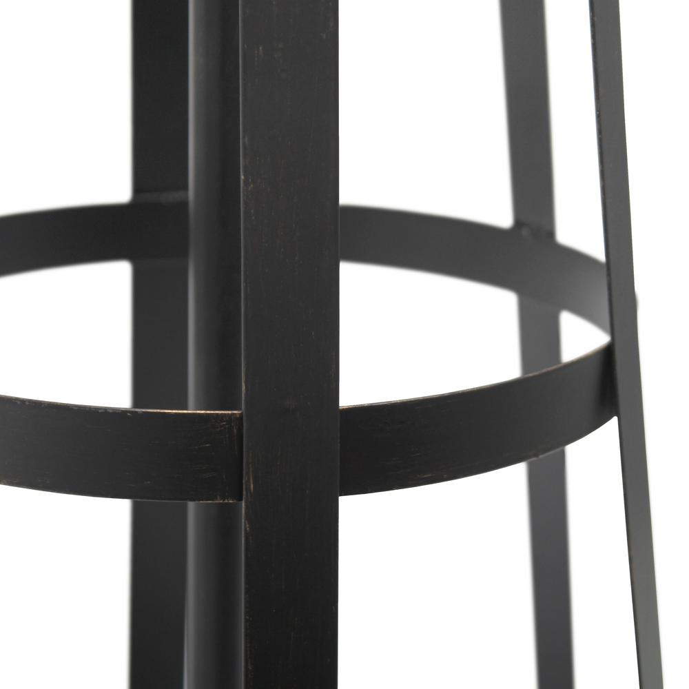 Simple Designs Metal Rail Table Lamp, Oil Rubbed Bronze. Picture 4