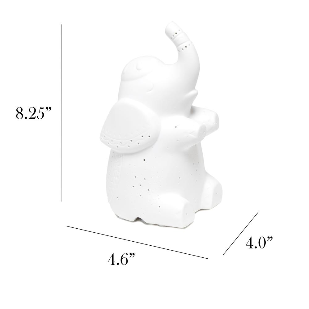Porcelain Elephant Shaped Table Lamp. Picture 4