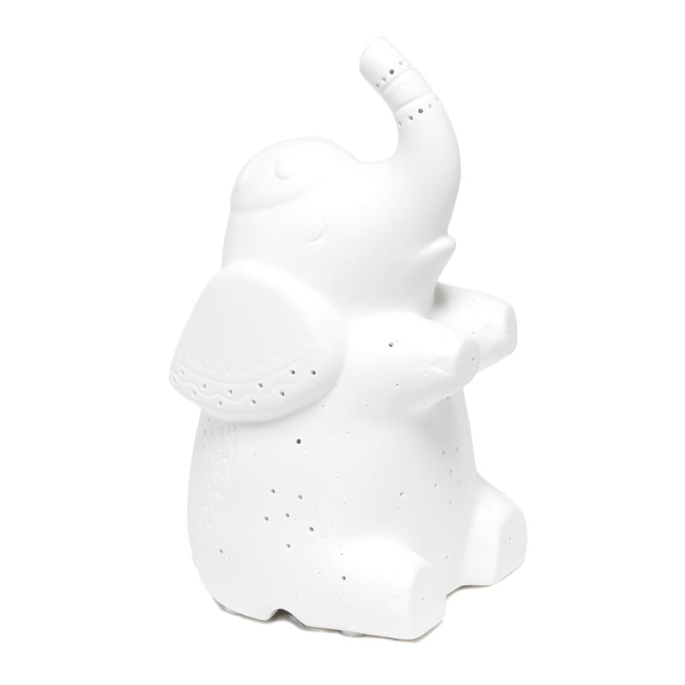 Porcelain Elephant Shaped Table Lamp. Picture 6