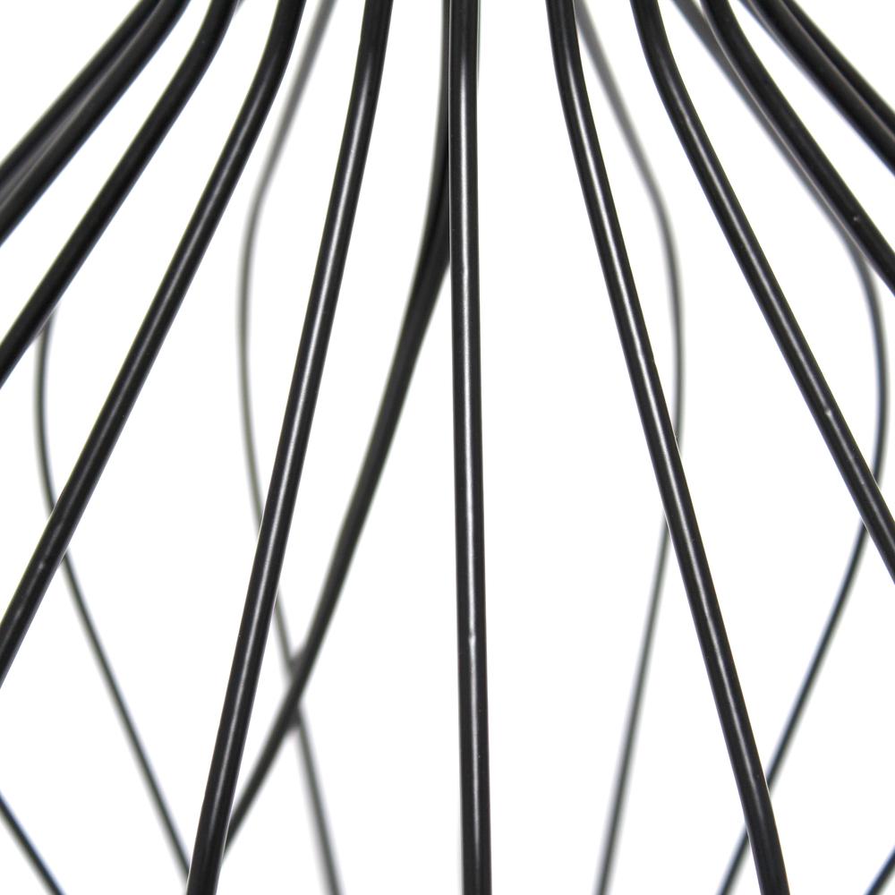 Geometrically Wired Table Lamp, Black. Picture 7