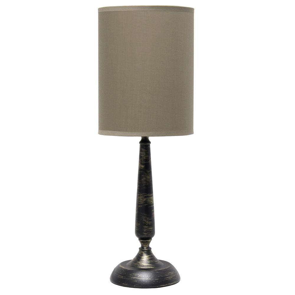 Simple Designs Traditional Candlestick Table Lamp, Oil Rubbed Bronze Oil rubbed bronze. The main picture.