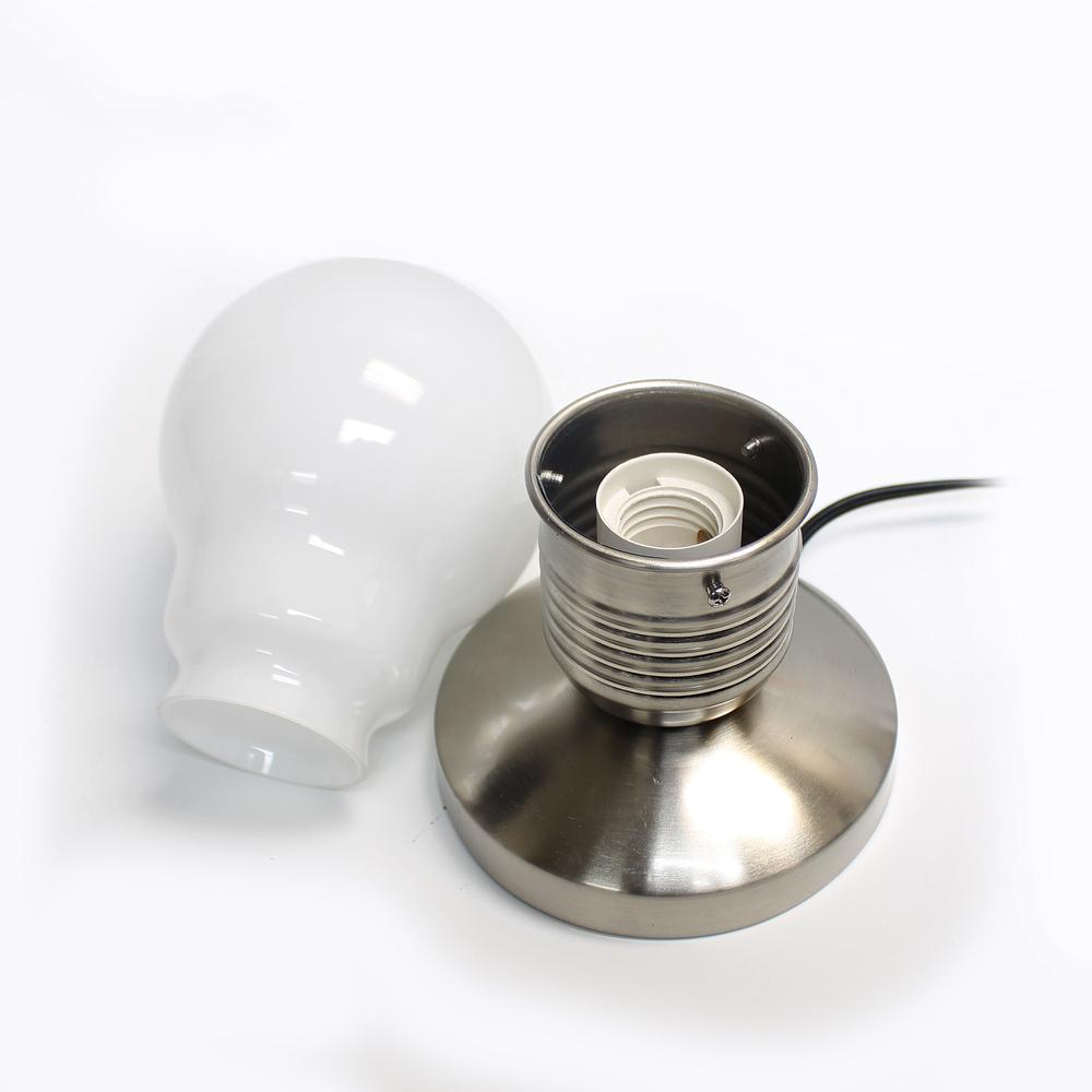 Edison Style Minimalist Idea Bulb Mini Touch Desk Lamp. Picture 2