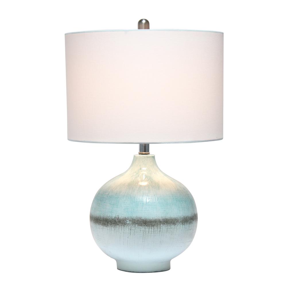 Bayside Horizon Table Lamp with Fabric Shade. Picture 2