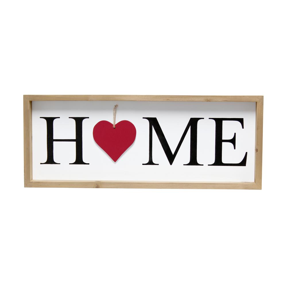 Rustic Farmhouse Wooden Symbol "Home" Frame with 12 OrnamentsNatural. Picture 2