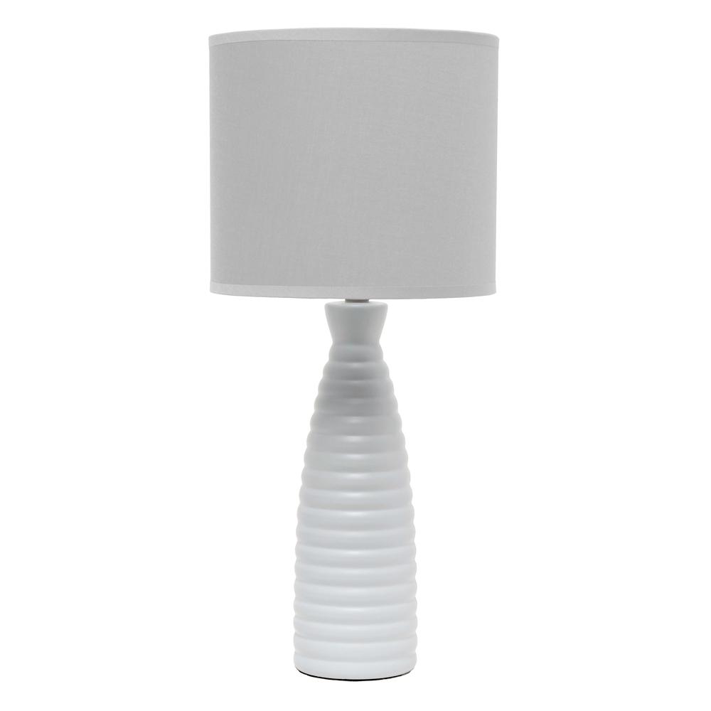 Alsace Bottle Table Lamp, Gray. Picture 1