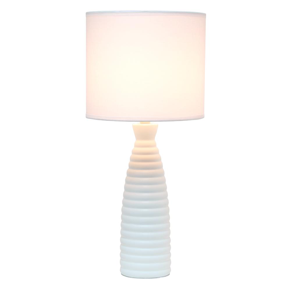 Alsace Bottle Table Lamp, Off White. Picture 2