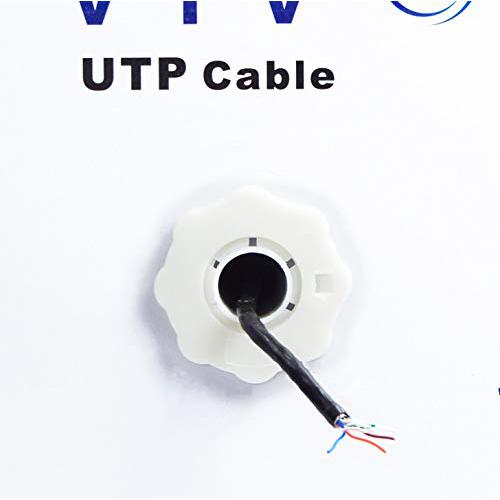 Black 500ft Bulk Cat6, CCA Ethernet Cable, 23 AWG, UTP Pull Box. Picture 4