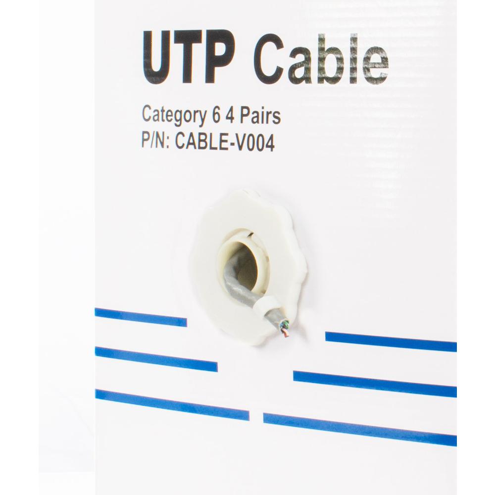 VIVO Gray 1,000ft Bulk Cat6, CCA Ethernet Cable, 23 AWG, UTP Pull Box, Cat-6 Wire, Indoor, Network Installations CABLE-V004. Picture 8