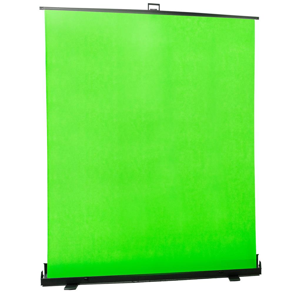 VIVO Collapsible 100 inch Diagonal Green Screen, Mountable Pull-up Chroma Key Panel Backdrop for Background Removal, Wrinkle-Resistant Fabric, PS-TP-100G. Picture 10