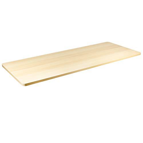 Light Wood 60 x 24 inch Universal Solid One-Piece Table Top. Picture 1