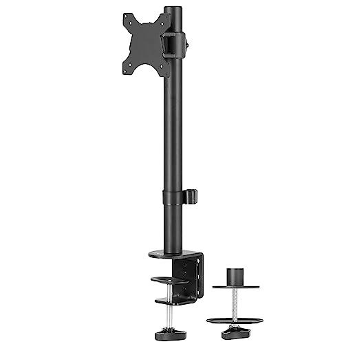 Single Ultrawide Monitor Fully Adjustable Desk Mount Stand. Picture 1