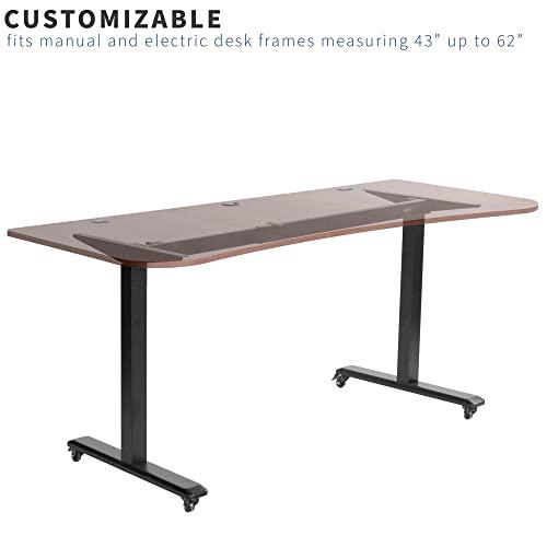 63 x 32 inch Universal Table Top for Standard and Sit to Stand Desk Frames. Picture 3