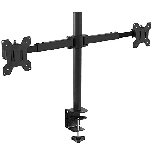 Dual LCD LED 21 to 32 inch Monitor Desk Mount, Heavy Duty. Picture 1
