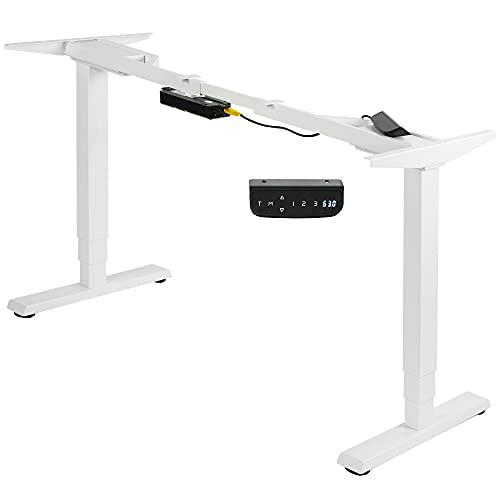 Electric Dual Motor Stand Up Desk Frame for 40 to 84 inch Table Tops, Frame Only. Picture 1