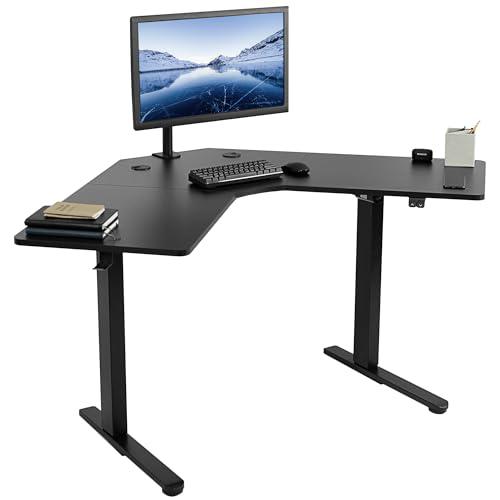 Electric Height Adjustable L-Shaped 47 x 47 inch Standing Desk. Picture 1
