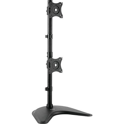 Dual LCD 13 to 32 inch Monitor Vertical Desk Stand, Free-Standing Mount. Picture 1