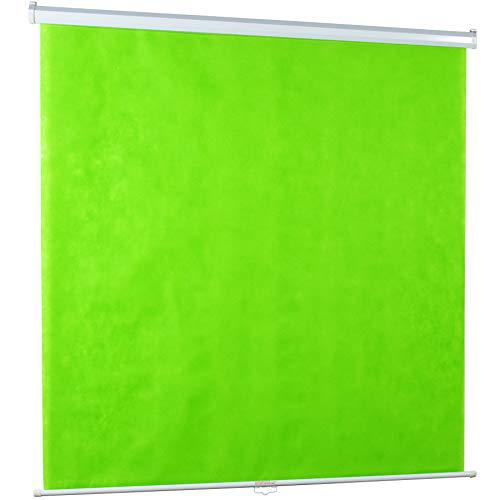 Pull Down 100 inch Diagonal Green Screen, Mountable Chroma Key Panel Backdrop. Picture 1
