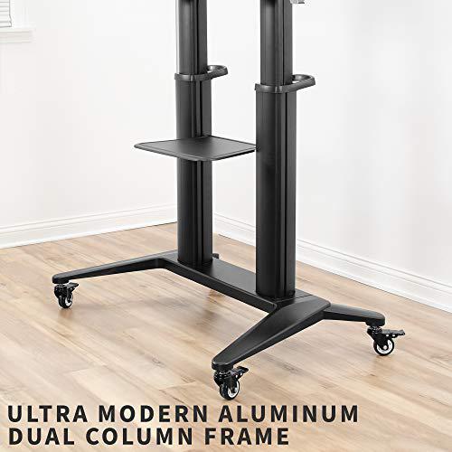 Premium Aluminum Mobile TV Cart for 32 to 120 inch Screens up to 308 lbs. Picture 4