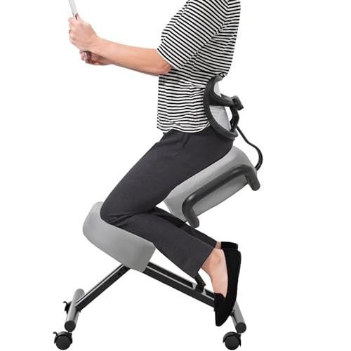 DRAGONN by Ergonomic Kneeling Chair with Back Support, Adjustable Stool. Picture 1