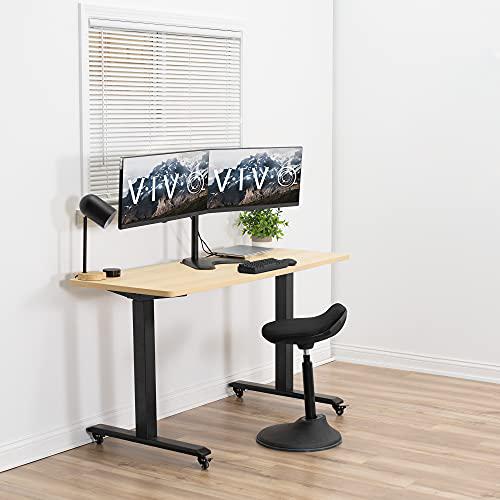 Dual 13 to 30 inch Monitor Free-Standing Mount, Fully Adjustable Desk Stand. Picture 9